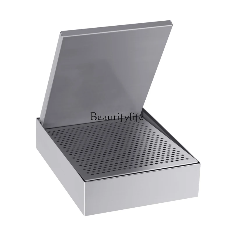 05-Fried skewers Fried Manual oil extrusion tools Commercial stainless steel oil control box BBQ oil drain artifact