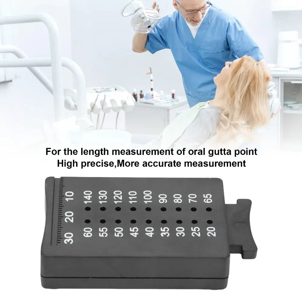 Heat Resistant Gutta Percha Cutter High Accuracy Manual Operation Endodontic Measuring Ruler Durable Calibration Scale