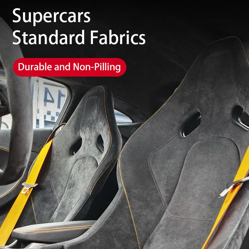 For Volkswagen Magotan CC 2017-2024 Suede Central Control Panel Cover Non-Slip Gear Shift Knob Cover Decoration Accessories