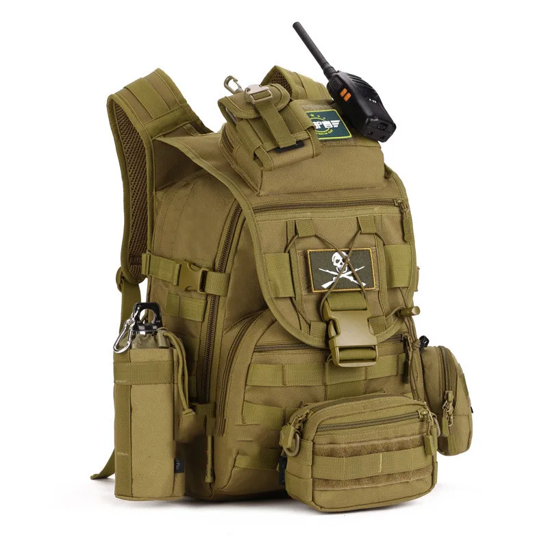 Outdoor Mountaineering Bag S413 40L X7 Swordfish Tactical Backpack Protector Plus Travel Camping Hiking Backpack
