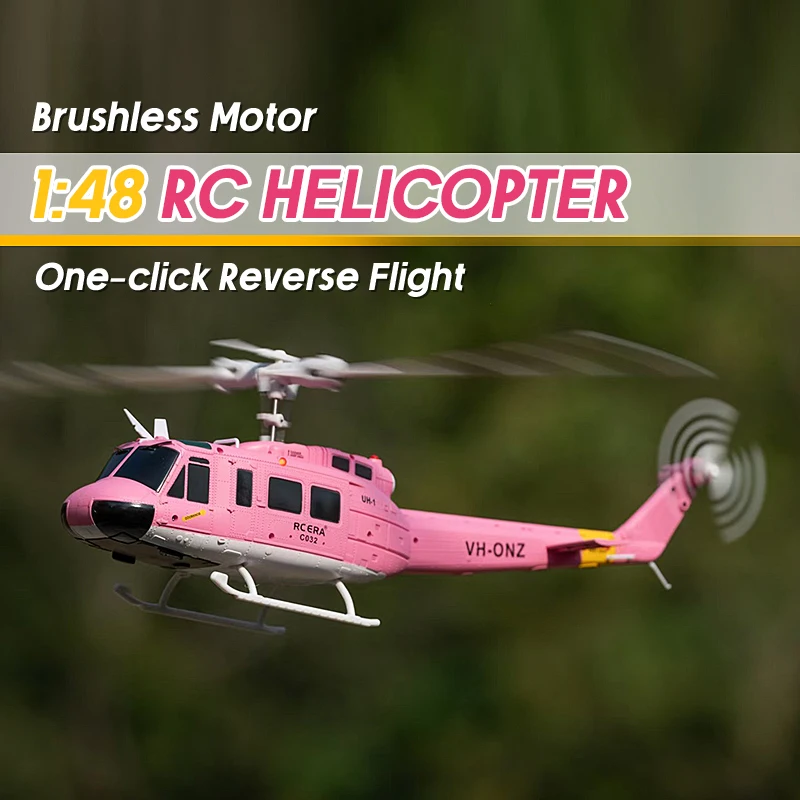 6Ch Rc Helicopter Professional Height Hold Brushless Motor Optical Flow One Button Return 1/48 Remote Control Plane Kids Gift