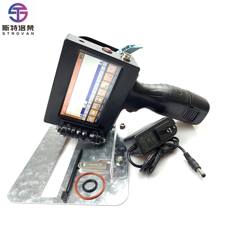 2026  Price Portable Handheld Batch bar Barcode Coding Machine Inkjet Printer