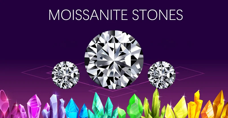 Superweißer D-Farb-Moissanit-Diamanttester mit losem Stein, 0,1–20,0 ct, 3EX Rundschliff, mit GRA-Zertifikat – Detail 1