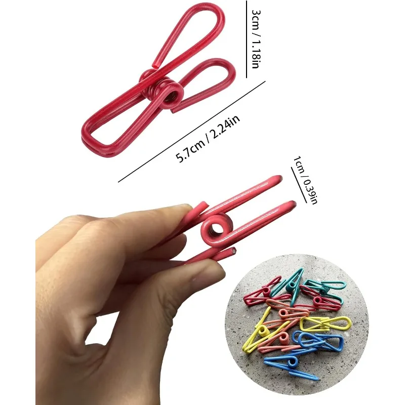 2in Chip Bag Clips 10 Pack Multipurpose Metal Clips