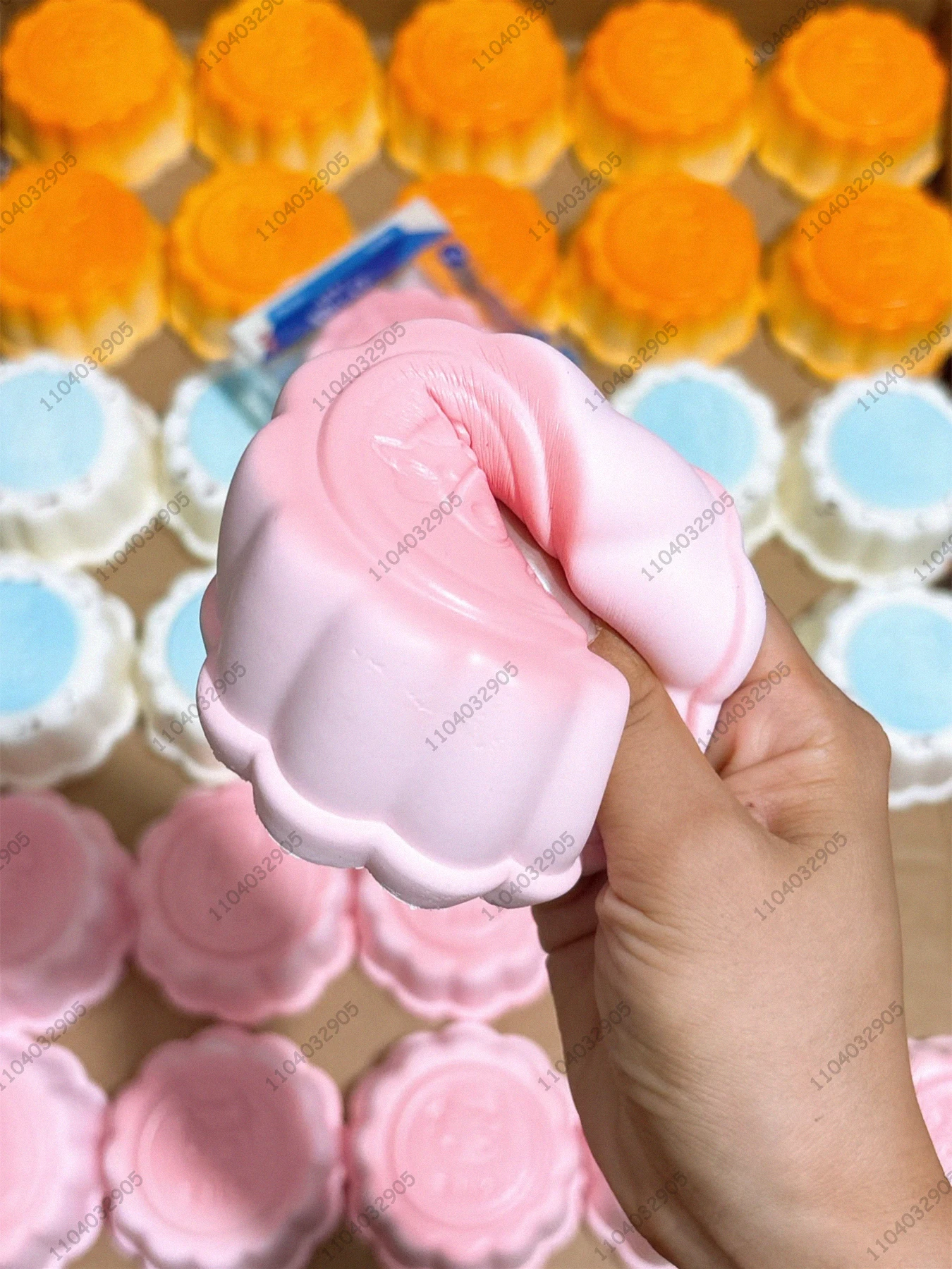 Milchpudding Langsam steigendes Squishy-Spielzeug Großer Käsepudding Feuchtes Quetschspielzeug Langsamer Rückprall Stressabbau Hand Entspannen Geschenkspielzeug