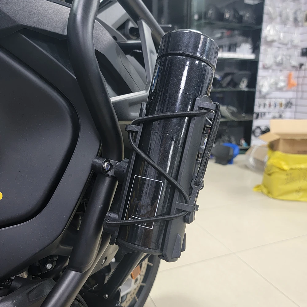 Motorfiets Waterfles Houder 22-25MM Beschermende Bumper Verstelbare Verborgen Cup Bekerhouder Voor R1200GS R1250GS R1300GS ADV