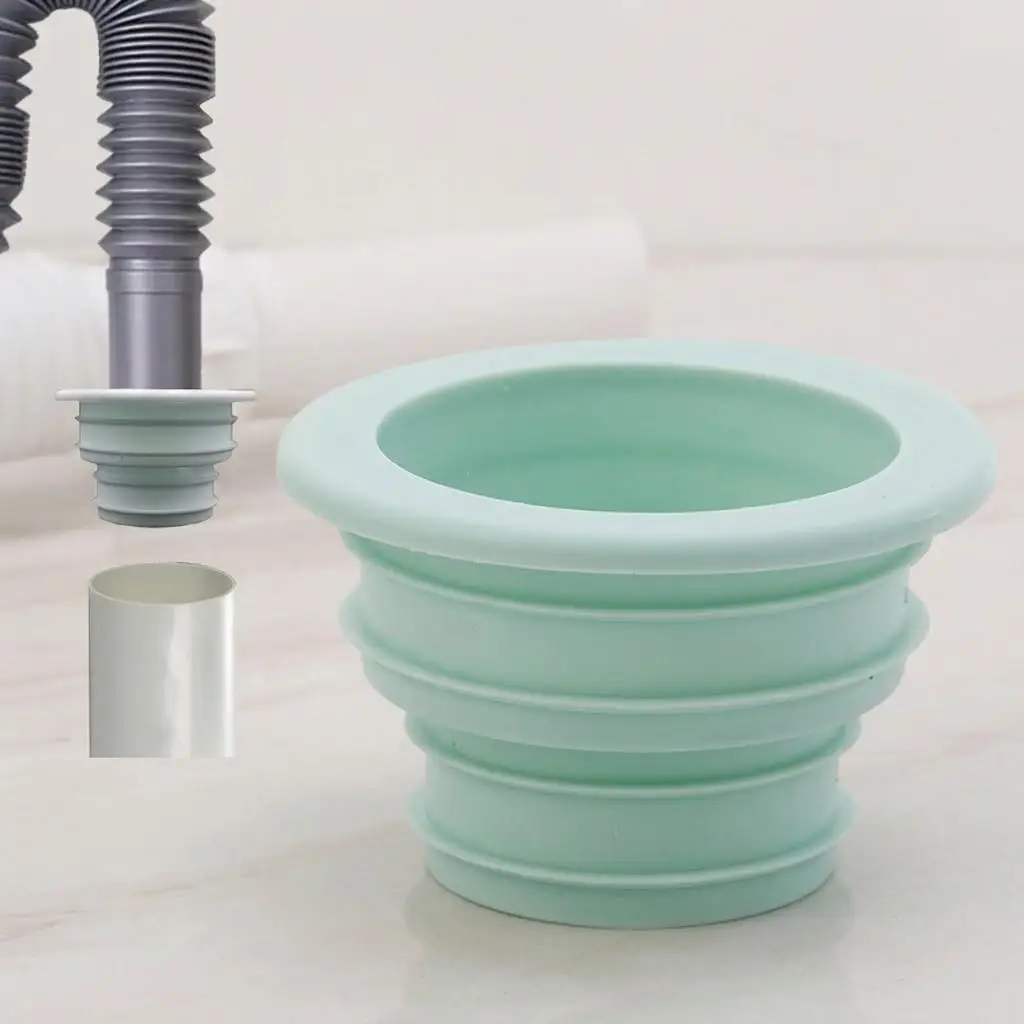 Silicone Drain Seal Ring for Washing Machine and Sink Deodorizing Plug Water Sealing Cover for Bathroom Accessories