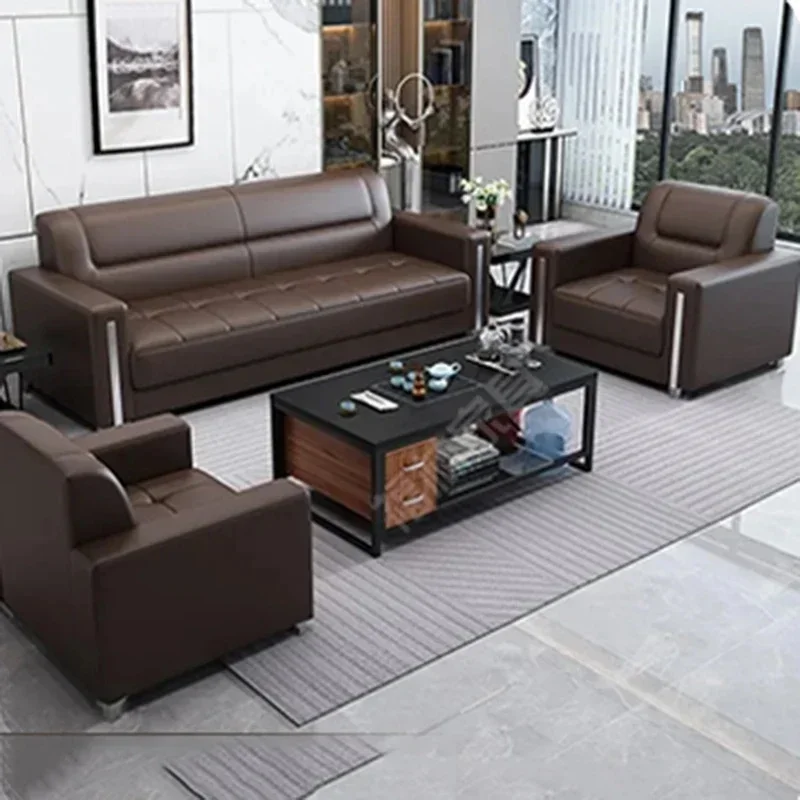 Convertible Sofa Bed Set for Living Room and Office - Stylish Sectional Couch Furniture with Cozy Puffs