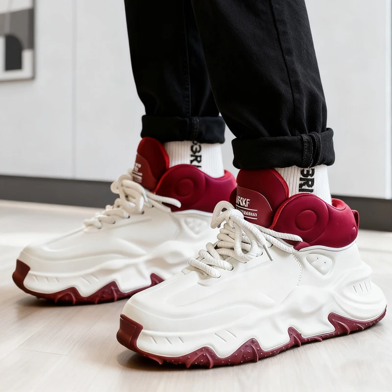 

2026 NEW Men Shoes Platform Male Sneakers Vulcanized Shoes for Men Casual Running Shoes Large Size 39-44 Hot Sapatos Masculinos