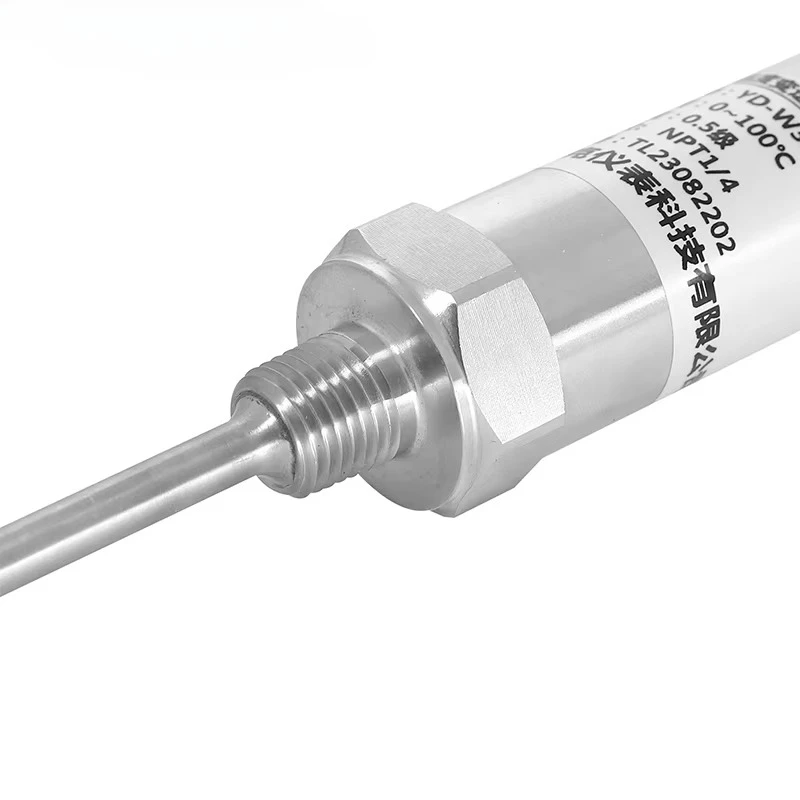 Yunyi Water Temperature Sensor 4-20mA Temperature Sensor Piezoresistive RTD PT100 High-Temperature Transducer
