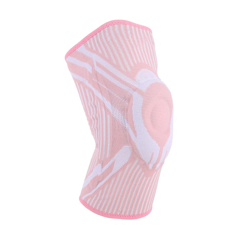 Silicone Sports Knee Pads Compression Silicone Spring Support Sports Knee Pads Outdoor Fitness Skip Rope Silicone Knee Pads