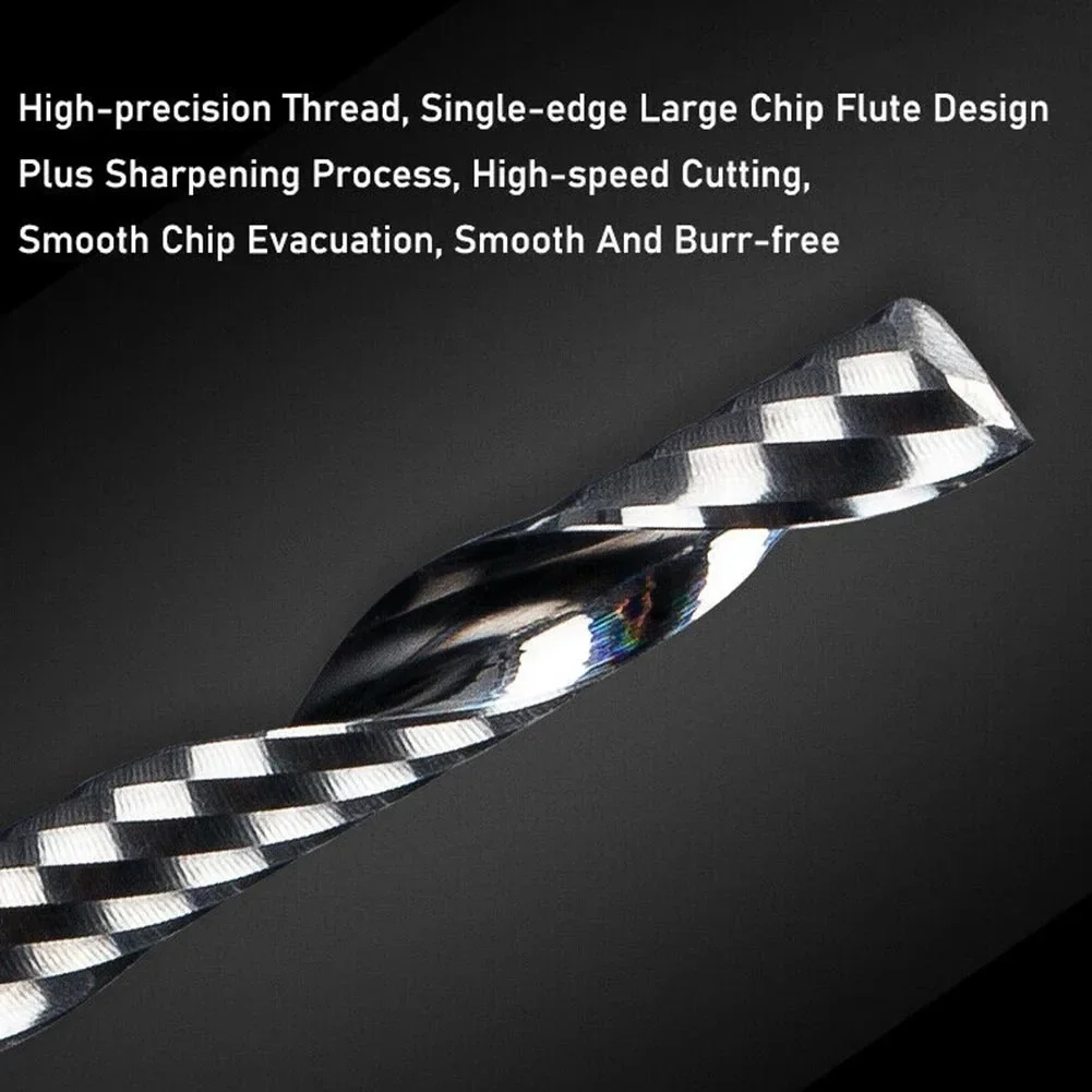 

Фрезерный станок с ЧПУ, аксессуары для концевой фрезы, замена, Вольфрамовая сталь, без покрытия, 3,175 мм, диаметр ручки, гравировка с ЧПУ