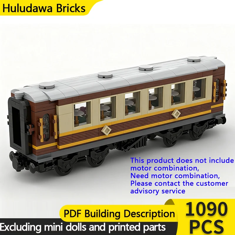 

Модель городской автомобиль MOC, строительные кирпичи, изумрудный ночной поезд, универсал, модульная технология, подарки, праздник, сборка, детские игрушки, костюм