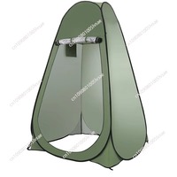 Portable Lightweight Outdoor Open Locker Room Waterproof Camping Toilet Pop-up Tent with Shower 1 person capacity