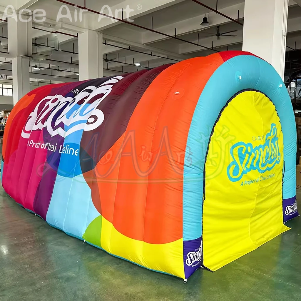 Inflatable Entrance Arch Exit for Sports Event Advertising Giant Commercial  Inflatable Tunnel Tent