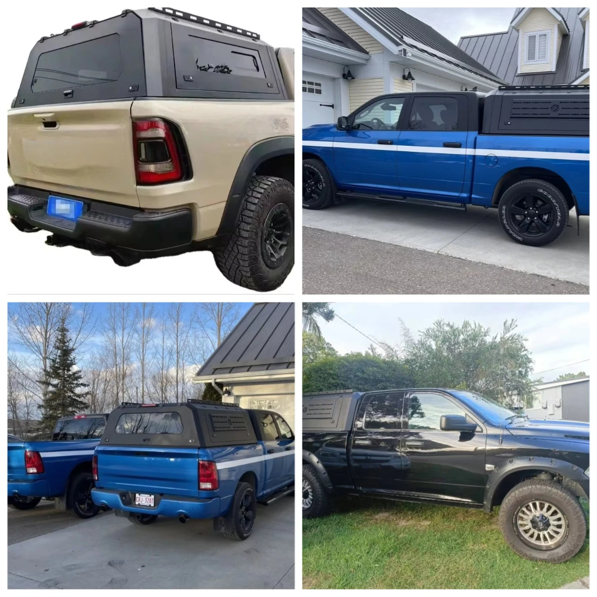 

Hot Selling Aluminum Waterproof Unti-rusty Hard Top Canopy for Ram 2020+