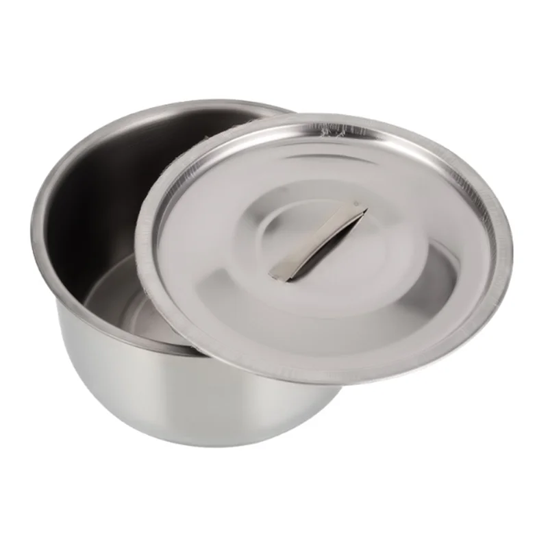 3pcs Stainless Steel Soup Pot Stock Pot Set with Lid Kitchenware Stew Pot Cooking Tools Cookware Kitchen Accessories