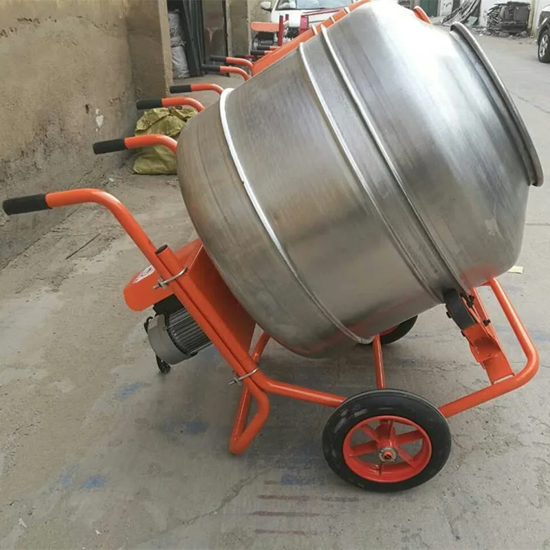 Drum 304 stainless steel barrel 4 KW forward and reverse mixer