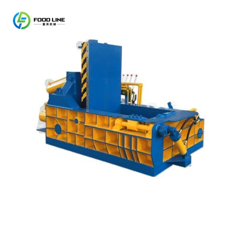 Customized 125 Tons Metal Briquetting Machine/scrap Car Compactor/metal Press Baler Machine