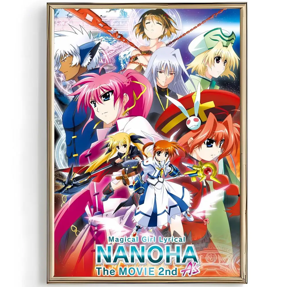 anime fantasy M-Magical Girl Lyrical Nanoha Poster Unique Home Decoration Ideas & Stylish Interior Art