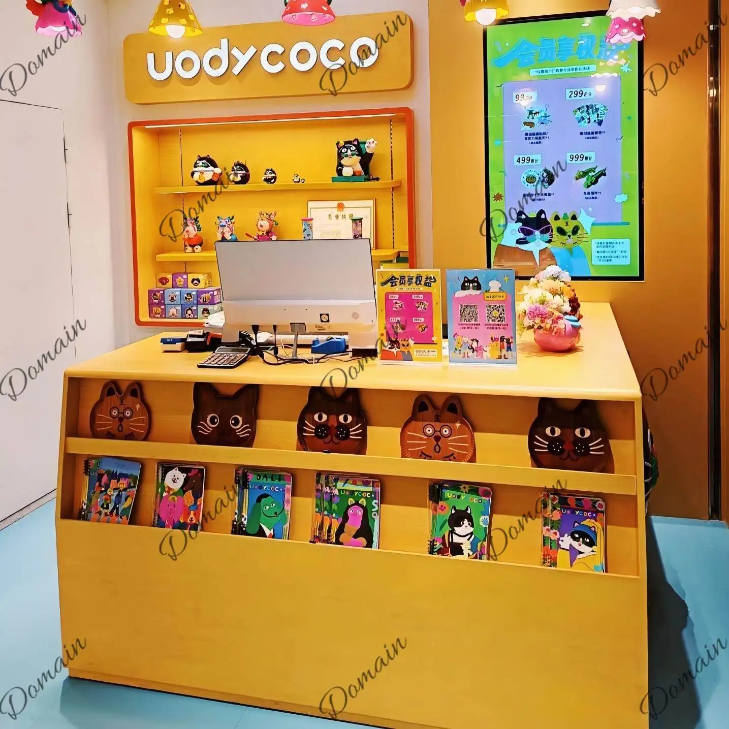 Display Cabinet Toys Animation Video Game City Points Gift Exchange Machine Shelf Customized Doll Cabinet