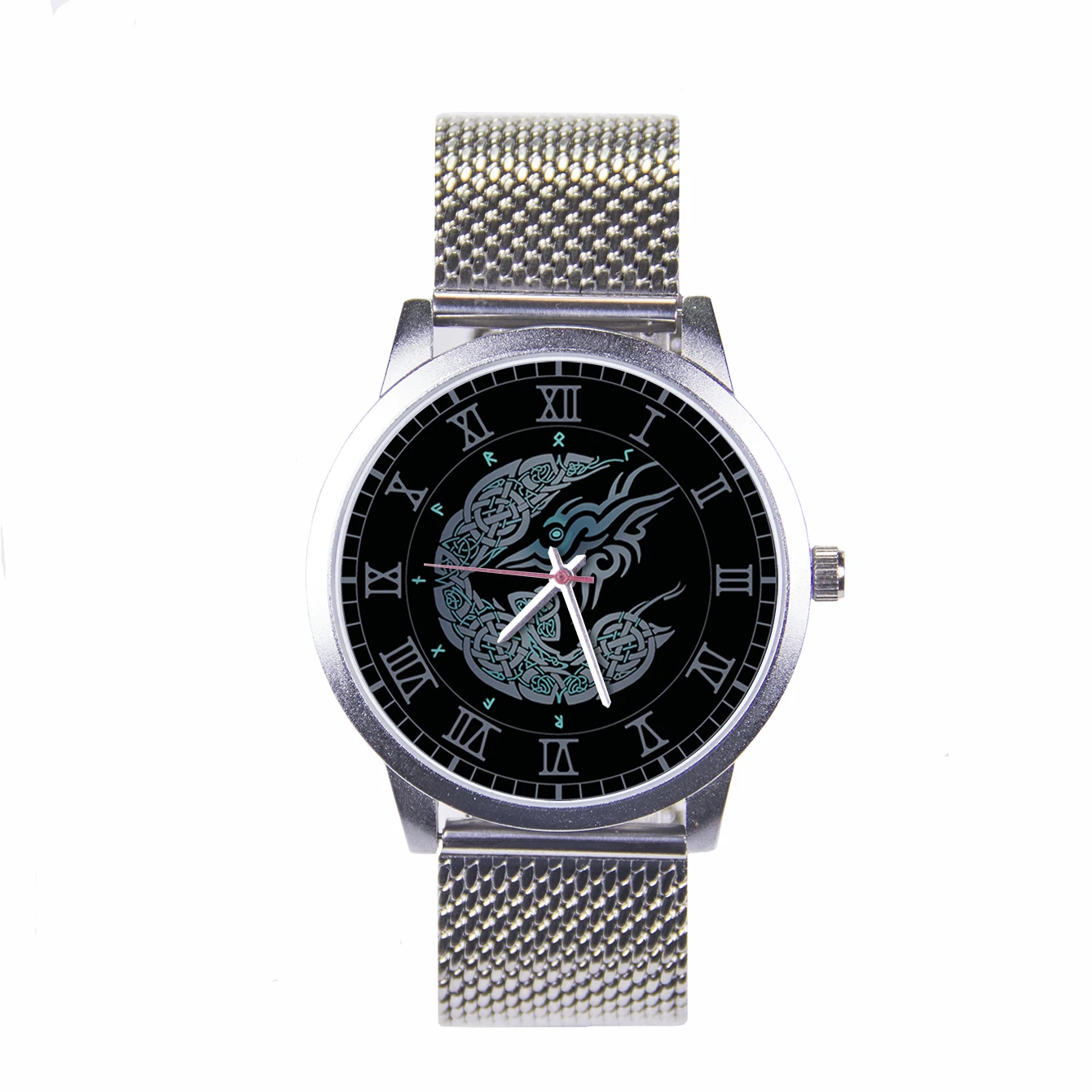 

Silver Classic Man Watch Men Wrist Original Fashion Trend Unique Creativity Personalized Customization Punk Master Wach Choice