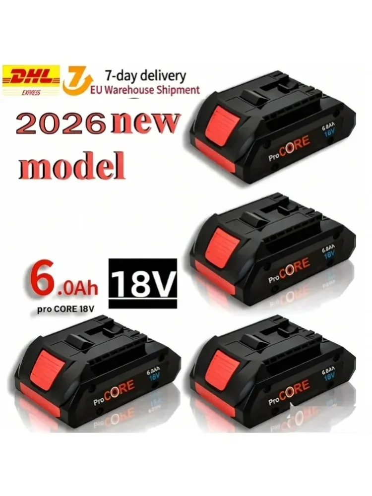 Für BOSCH 18V 21700 6,0Ah Akku ProCORE 18V Li-Ionen-Akku Professioneller Ersatz für BAT609 BAT618 mit BMS