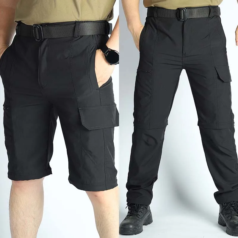 Pantalones impermeables de senderismo con cremalleras desmontables - imagen 2
