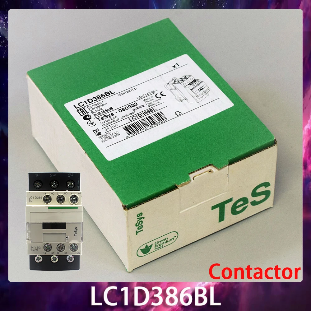 

LC1D386BL Контактор 24 В постоянного тока