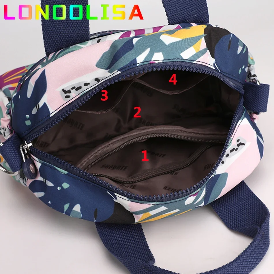 10 Styles Women Nylon Handbag Pocket Shoulder Bag Travel Messenger Crossbody Satchel Printed Female Lightweight Portable Sac