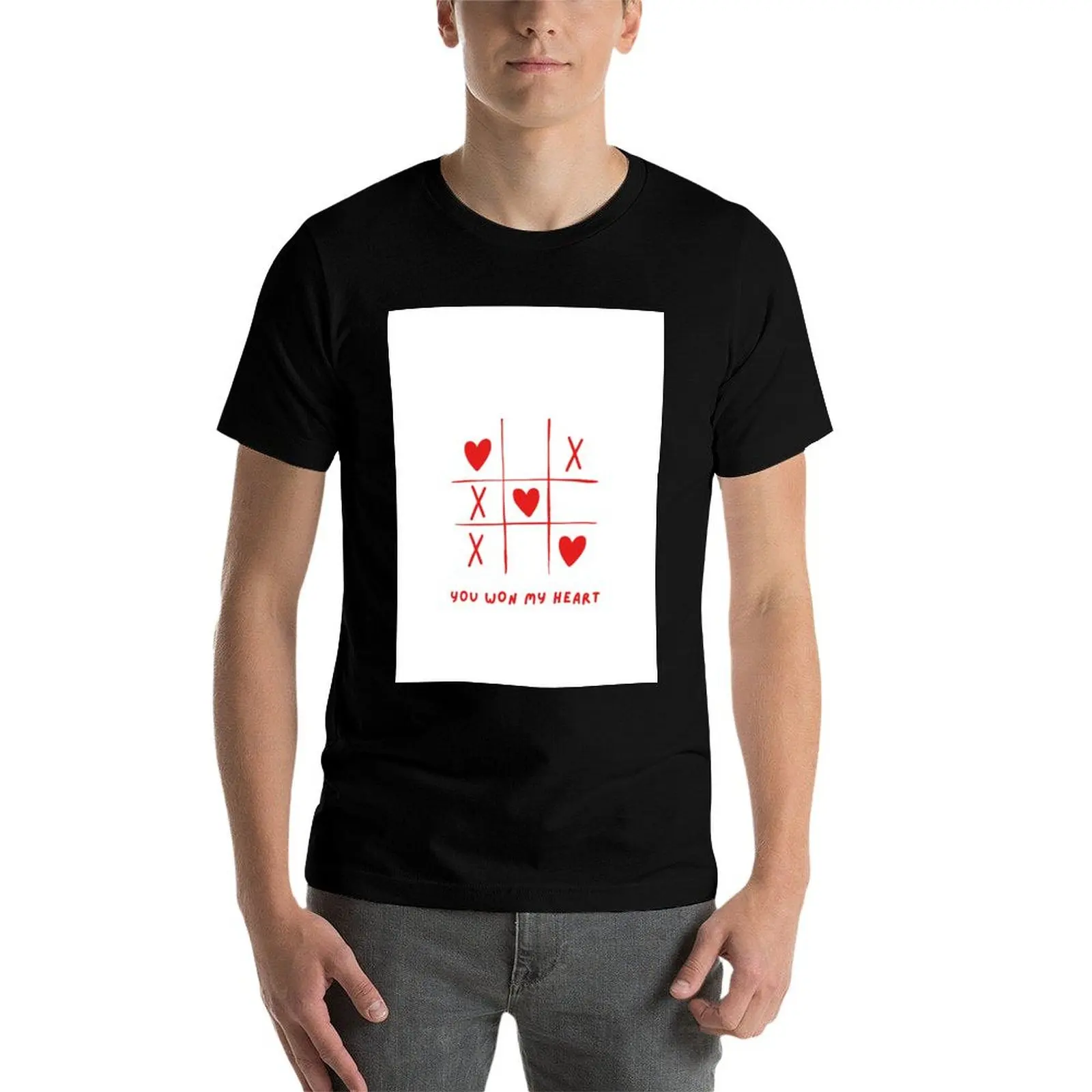 

You Won My Heart T-Shirt cotton t shirt man t shirts with prints printed t shirts for man T-Shirt