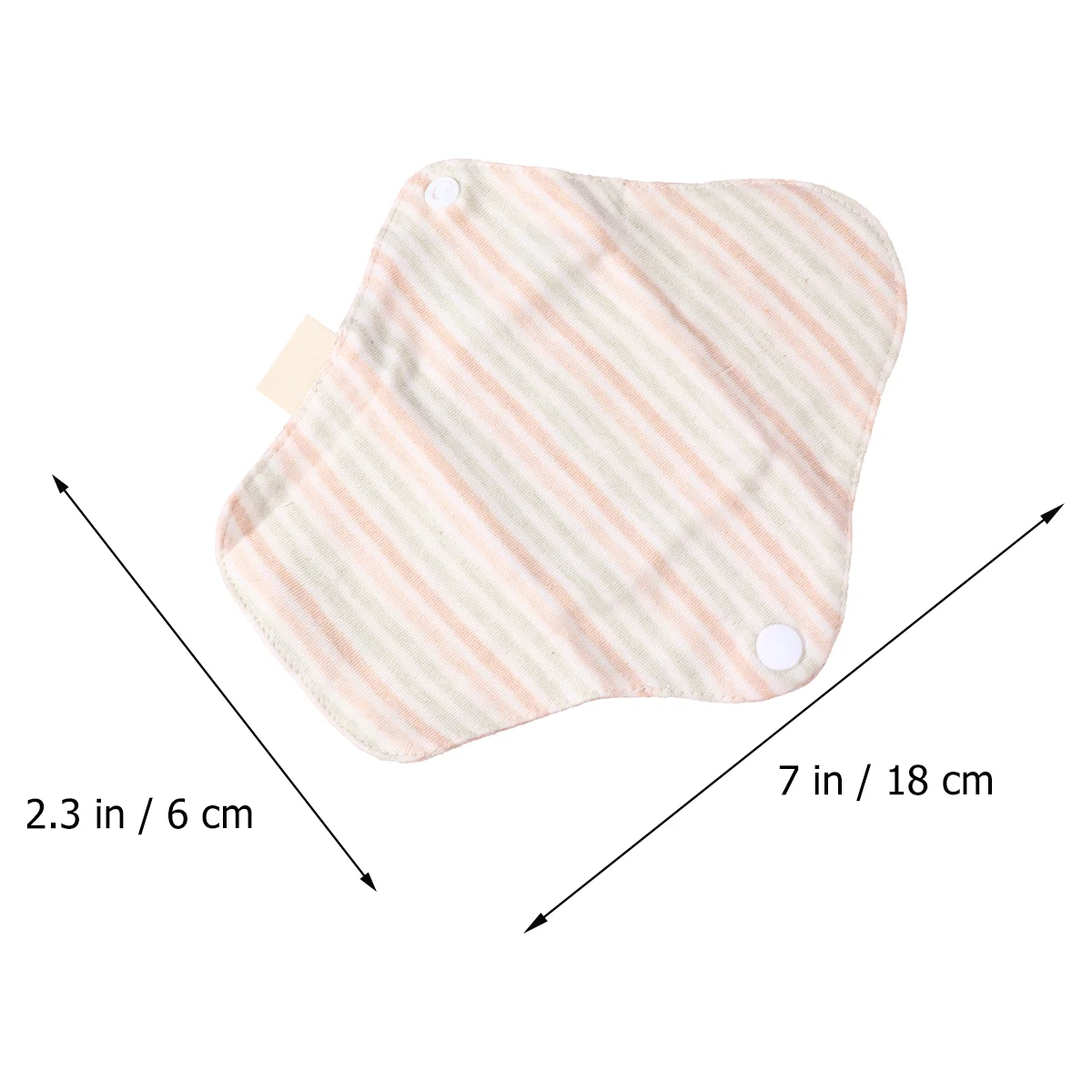 5pcs Reusable Sanitary Pads Washable Cotton Cloth Menstrual Pads Liner Incontinence Napkins Towel for Lady Random Pattern