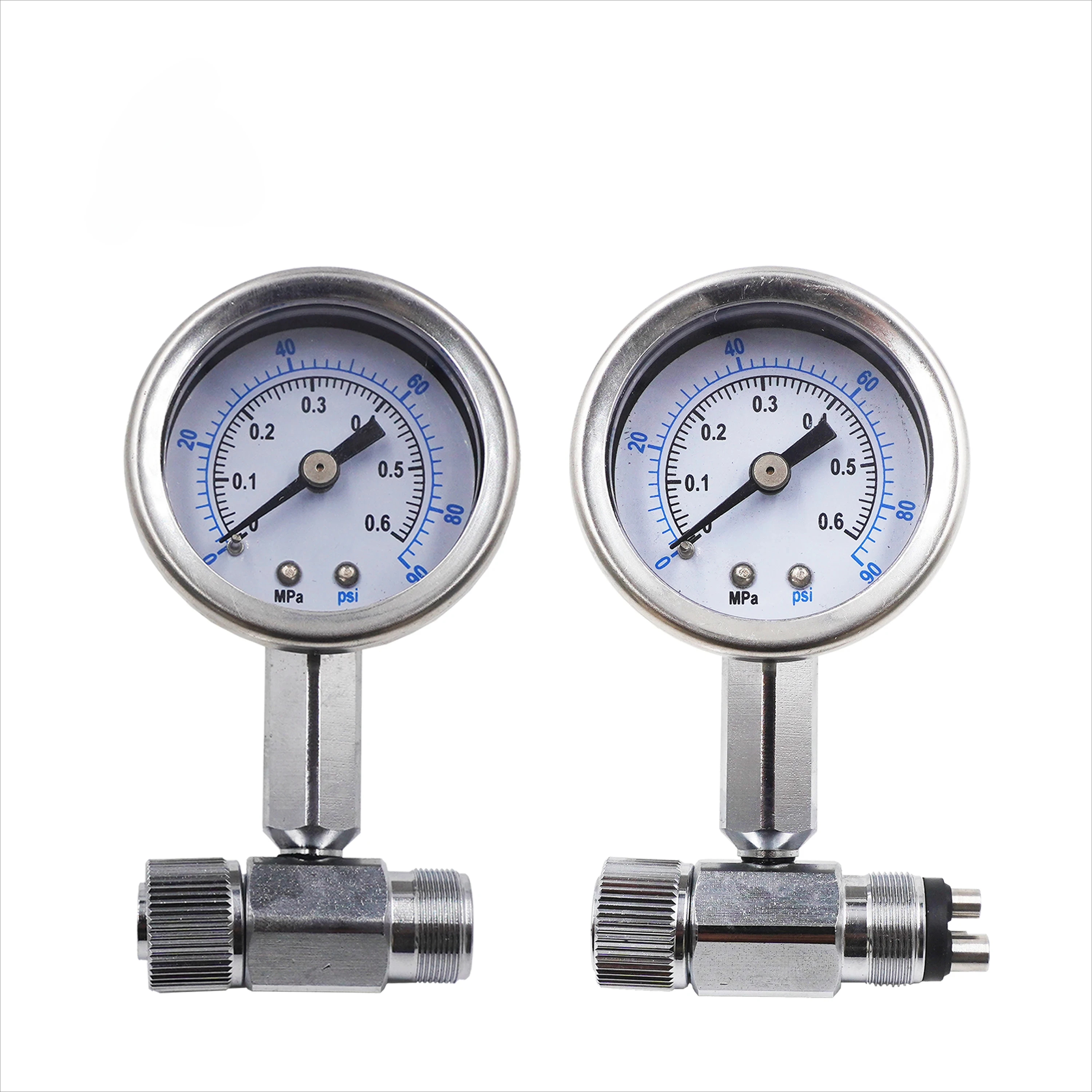 

Test Air Pressure den tal turbine Manometer For High And Low Speed Handpiece Pressure Gauge den tal Chair Unit Spare Parts