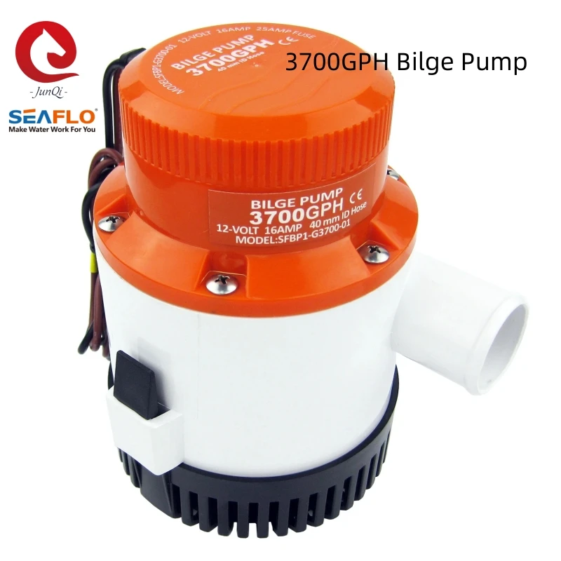 SEAFLO 12V 24V DC 3700GPH Automatic Marine Bilge Pump Submersible Electric Water Pump For Marine Ship Boat Accessories