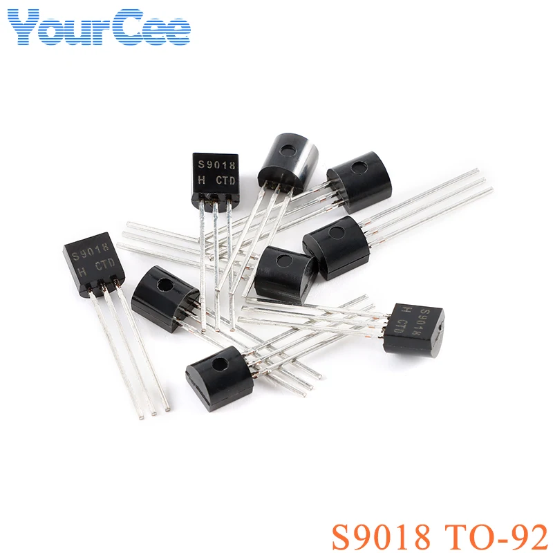 100pcs JSCJ S9018 TO-92 18V 50mA NPN Transistor Triode Transistance 3PINS