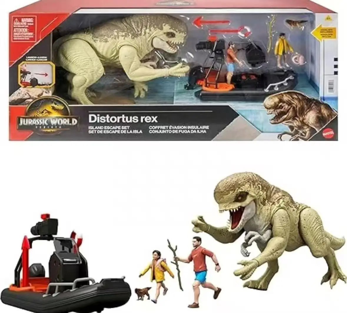 Jurassic World Rebirth Mosasaurus Distortus Rex Tyrannosaurus Rex Dinosaur Action Figure with Light & Sound Boys Birthday Gifts