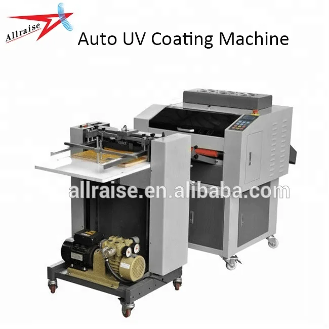Allraise Semi-automatic UV Coating UV Varnishing Machine for Paper