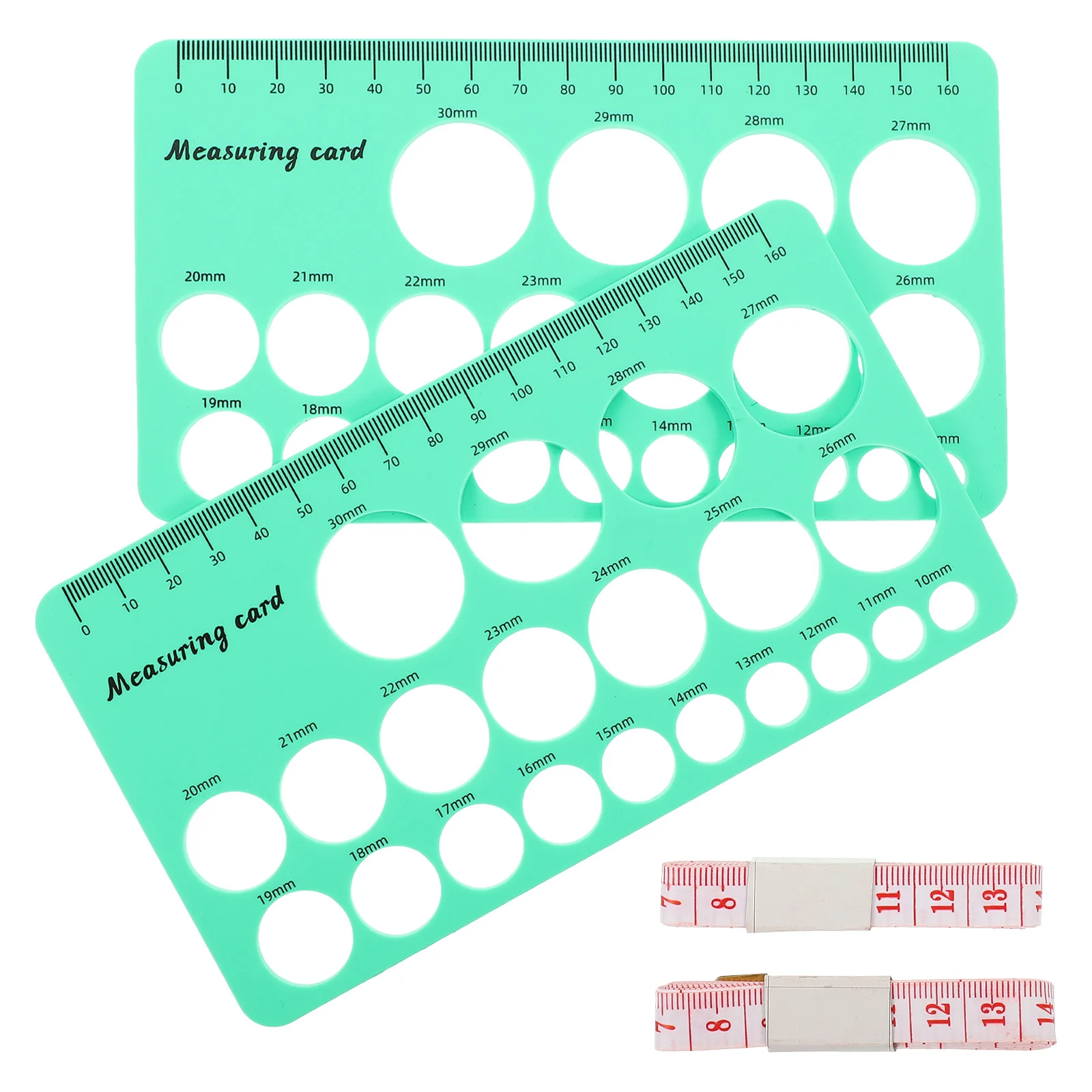 

1 Set Measuring Flange Sizing Measurement Card Compact Portable Breast Cup Size Tool For Mothers Multifunctional