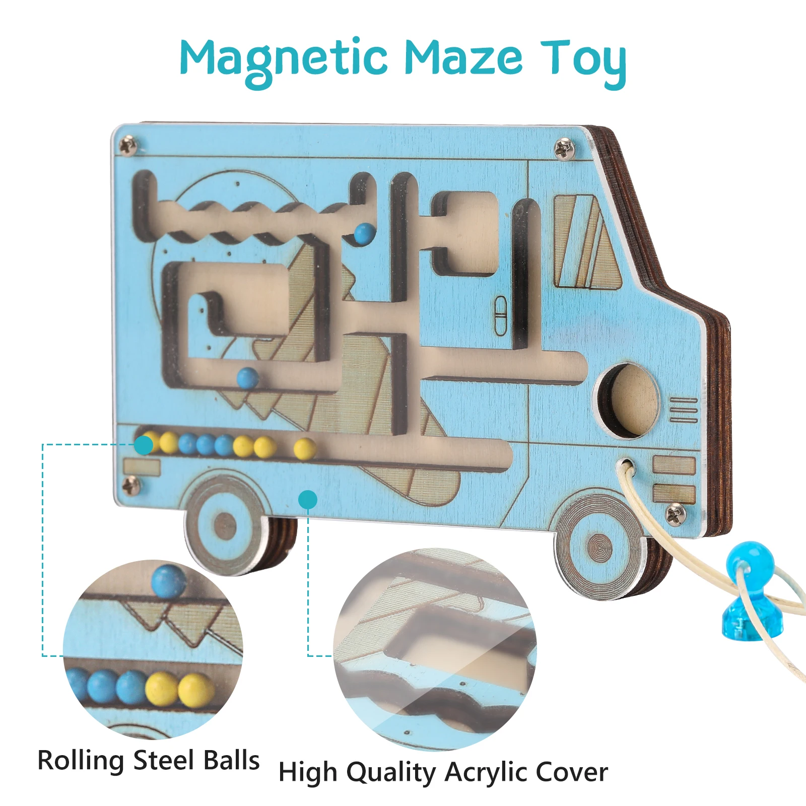 1pc,Creative And Novel Maze Toys,Baby Birthday Party Gifts,Christmas Prizes,Small Intellectual Holiday Presents for Boys & Girl