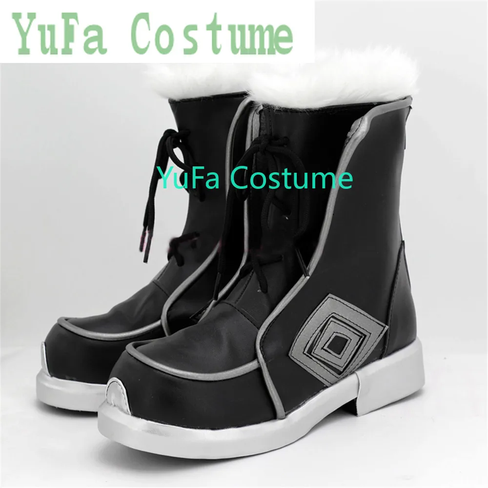 Arknights Cliffheart Black Cosplay Shoes Boots Game Anime Carnival Party Halloween YuFa Costume