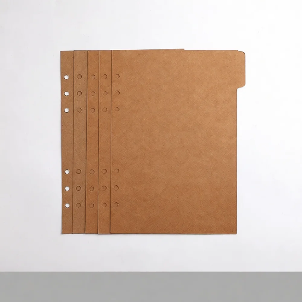 A4 A5 A6 B5 Binder Paper Dividers Loose Leaf Index Sheets Colorful Planner Tabbed Pages Notebook Stationery Document Organizer