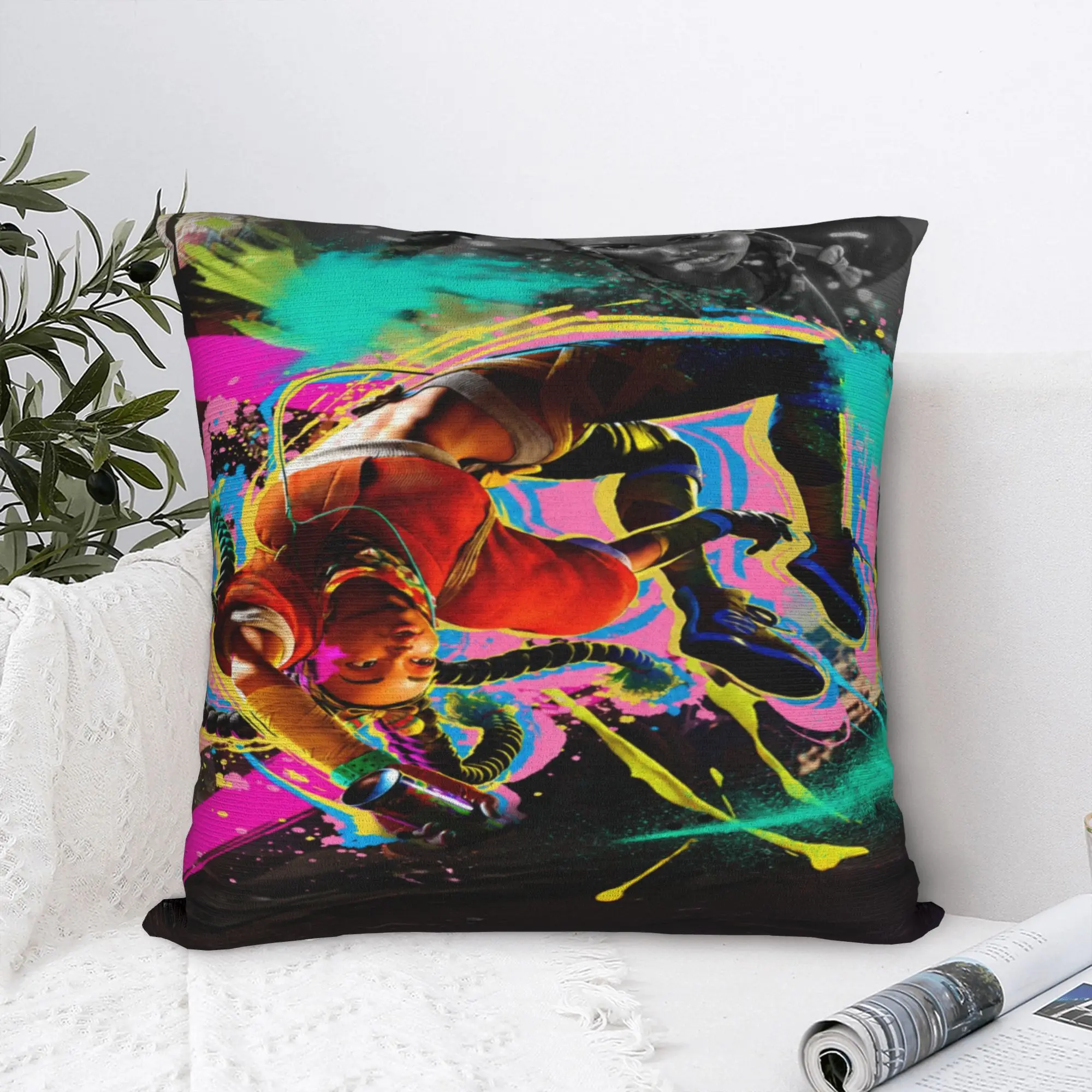 Streets Fighters Printing Pillowcase Cushion Cover  Pillow Covers Warm Home Decoration Zipper Multi Size