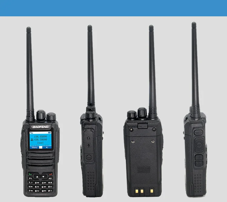 Baofeng-walkie-talkie Digital BF-1701, Radio bidireccional, DMR, VHF, UHF, banda Dual, 136-174MH y 400-480MHz, FM