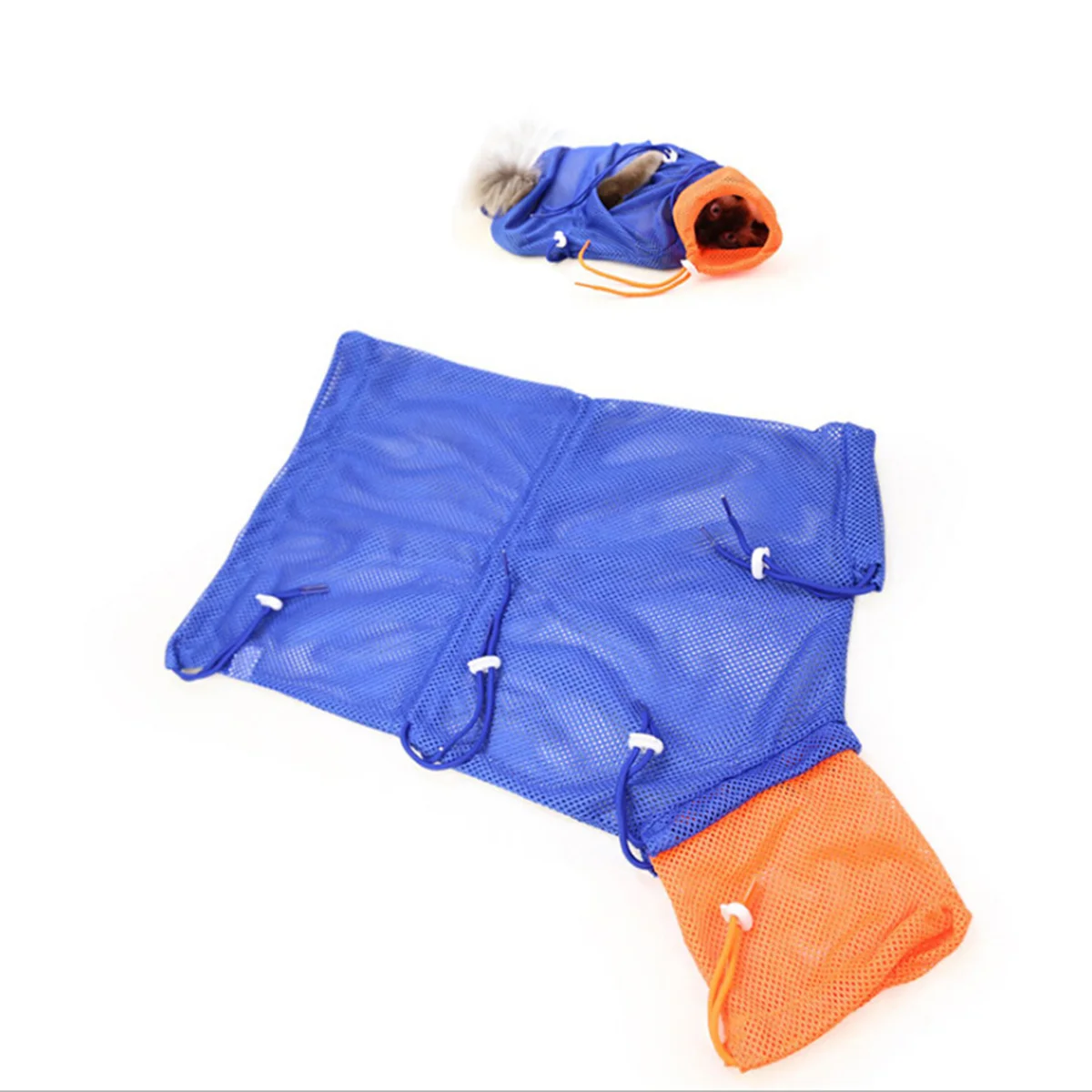 

Cat Bath Bag Mesh Pet Grooming Restraint for Nail Clipping Ear Cleaning Teeth Brushing Medicine Administration Safe