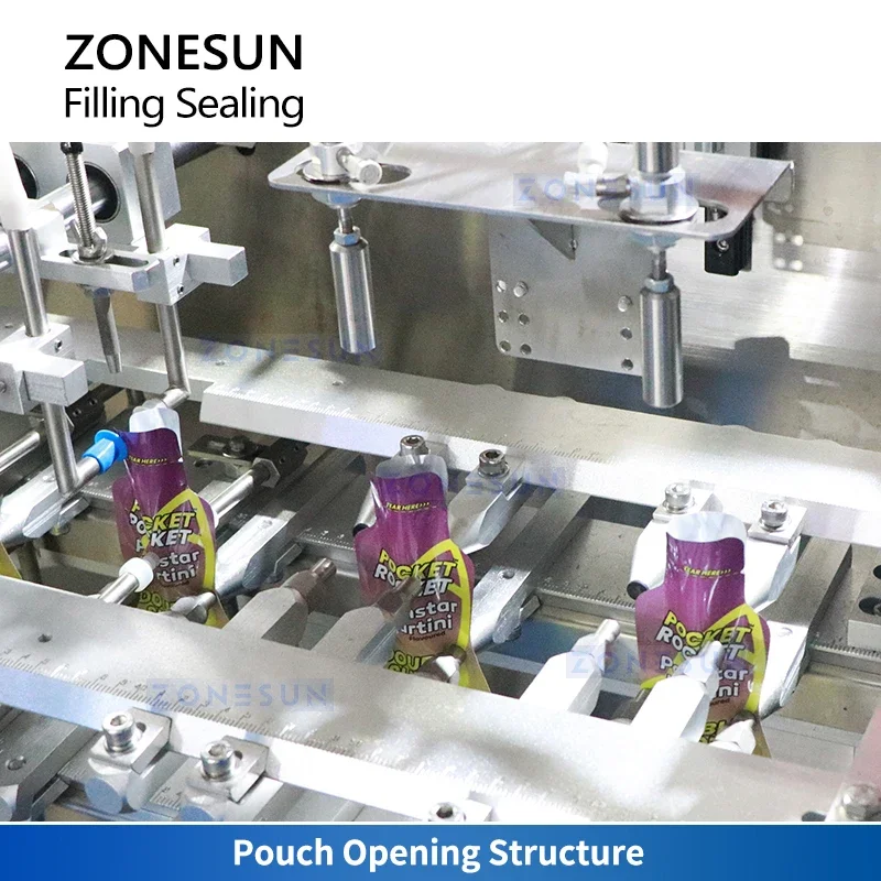 Zonesun ZS-AFS03L Premade Pouch Packing Machine Horizontale vulmachine Zakvul- en sluitapparatuur