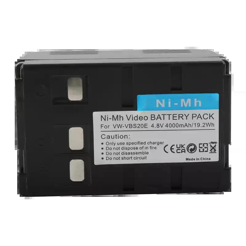 

4000mAh Rechargeable Ni-MH Battery for Panasonic HHR-V212 P-V212 VW-VBS10E VW-VBS20E VSB0200 P-V211 NV-VX10 RX11EG R500EN 19.2Wh