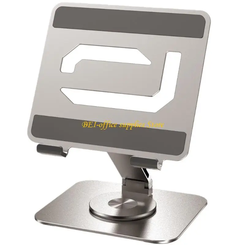 

A9LC Desk Laptop Stand с 360 ° вращающимся основанием, регулируемой высотой и углом ноутбука металлическое крепление для