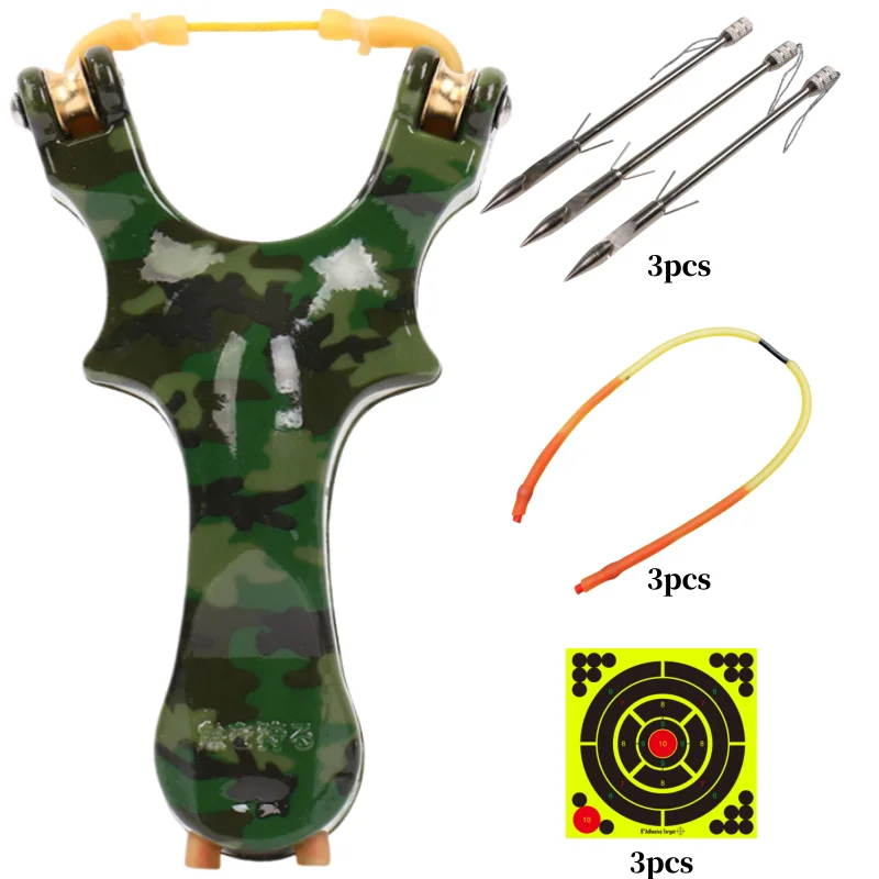 New Slingshot Fish Shooting Fish Shooting Pulley Bow Rapid Shooting Resin Single Bow Super Top Slingshot Fish Dart Swimming Devi