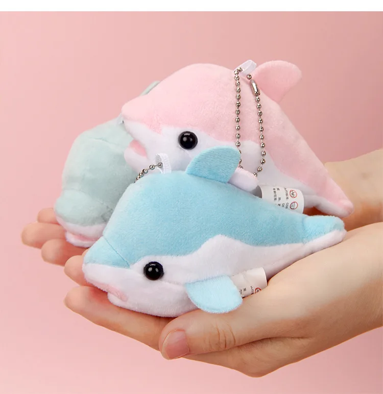 

new Cutedolphin Exquisite pendant marine life decorate soft fashione keychain boutique lifelike doll couple sweet gift