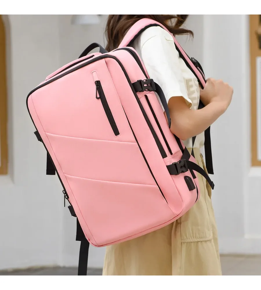

Comes in a roomy design this men’s backpack fits laptops clothes and essentials for business travel